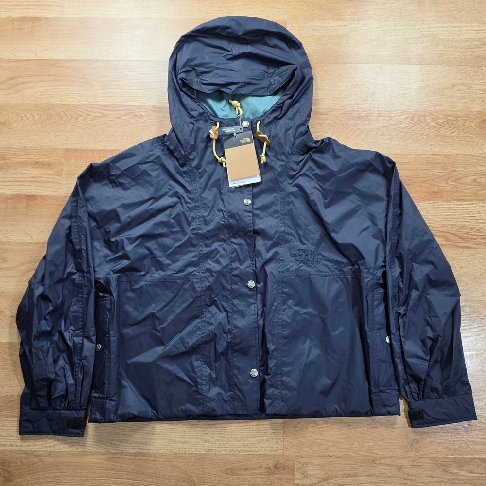 The North Face 78 Rain Top Jacket Womens XL Navy Blue Windbreaker NWT NF0A5J6D